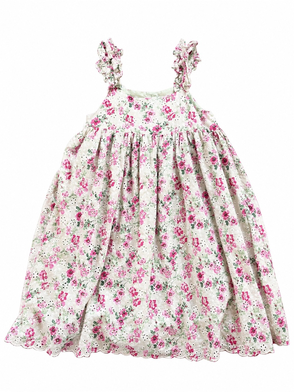 Janie and Jack Pink Floral Sundress